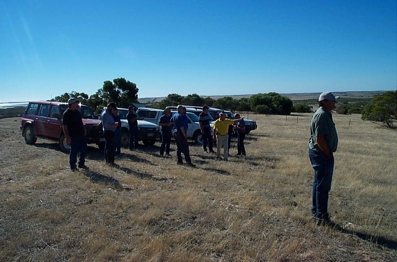 EDU Tour Tom Brinkworth's irrigation scheme and land Reclamation, Lochaber SA