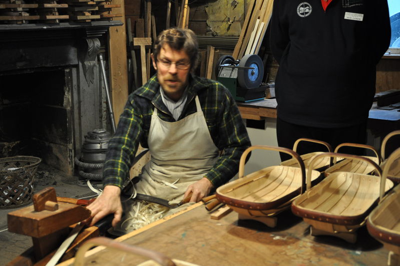 A chance meeting. The man who made all the baskets for all films in The Lord of The Rings