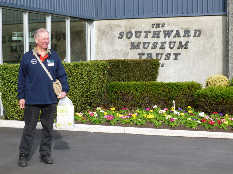 John Haydon at the Museum. Part of study tour July 2011