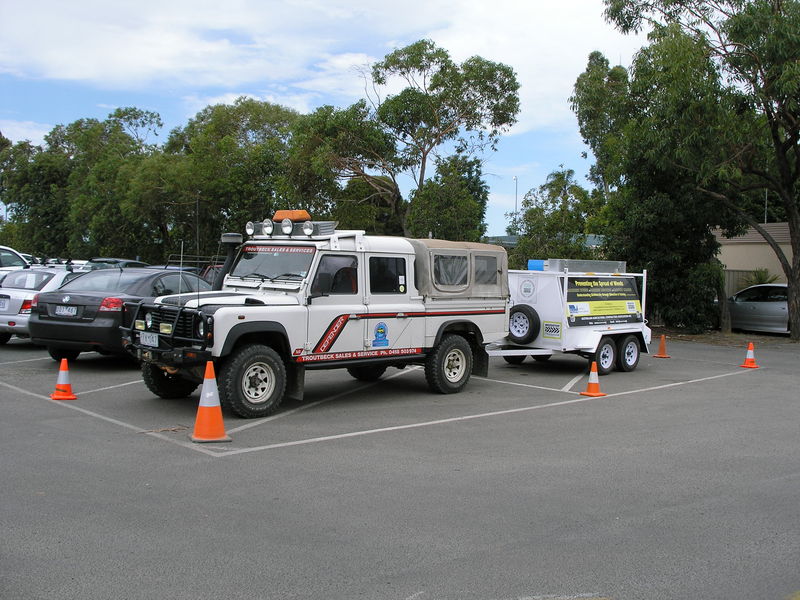 WEEDSTOP Training trailer at MOAMA NSW for Nth Vic Association